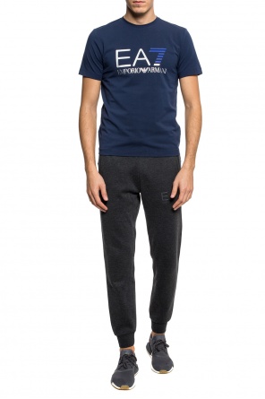 T-shirt with logo, zdjęcie 2 T-shirt with logo od EA7 Emporio Armani